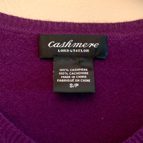 Lord & Taylor cashmere sweater - Picture 4 of 4